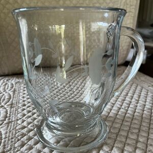 Princess House Heritage Cafe Mugs. Set of 2